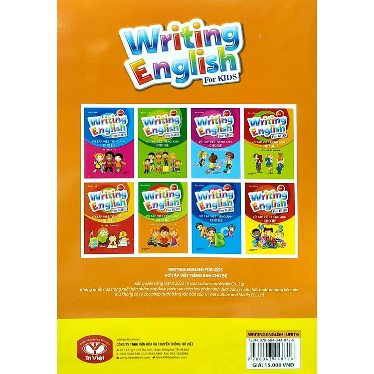 Vở Tập Viết Tiếng Anh Cho Bé - Tập 6 - Ảnh 2