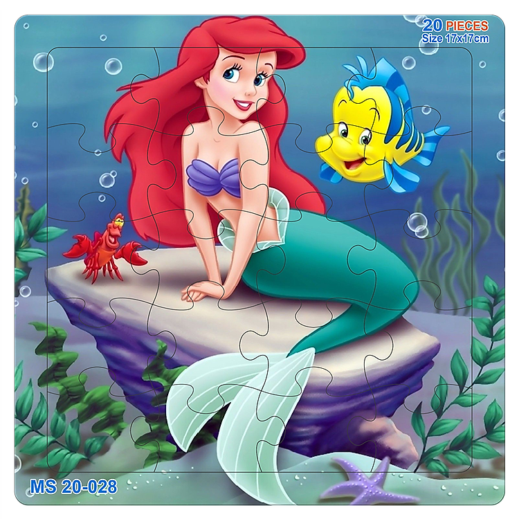 Bộ tranh xếp hình 20 mảnh cho bé Chính hãng Tiết kiệm - Hình ảnh 3