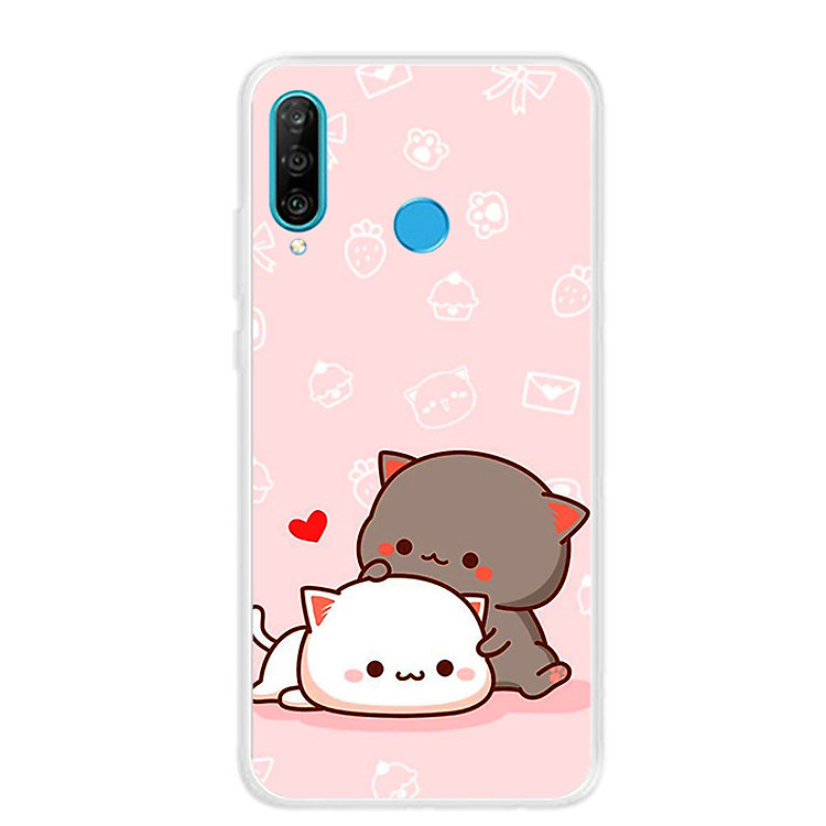 Ốp lưng dẻo cho điện thoại Huawei P30 Lite - 0055 LOVELY03 - Hàng Chính Hãng