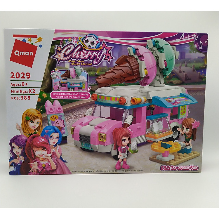 Đồ Chơi Lắp Ghép Xe Kem Qman 2029 Chính hãng Giá rẻ - Hình ảnh 3