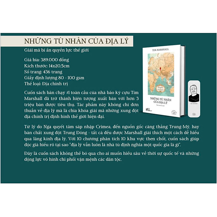 (Ấn bản đặc biệt kỷ niệm 20 năm Nhã Nam) Những Tù Nhân Của Địa Lý - Tim Marshall– Nhã Nam