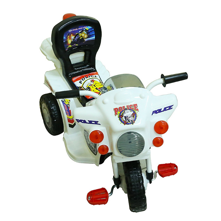 Xe 3 Bánh Nhựa Chợ Lớn L9 Police K3 (Có Nhạc) - M1671B-X3B - Giao màu ngẫu nhiên