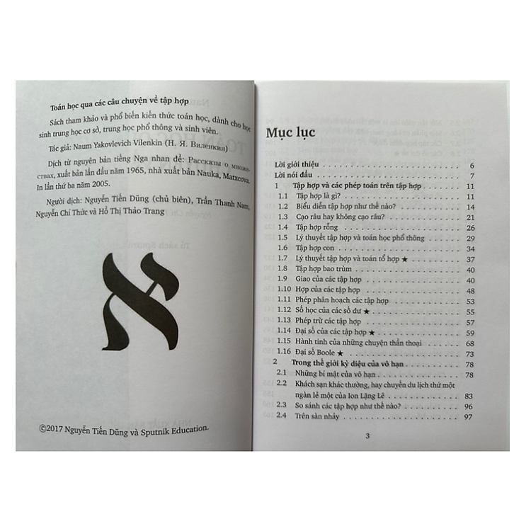 Toán Học Qua Các Câu Chuyện Về Tập Hợp - Ảnh 2