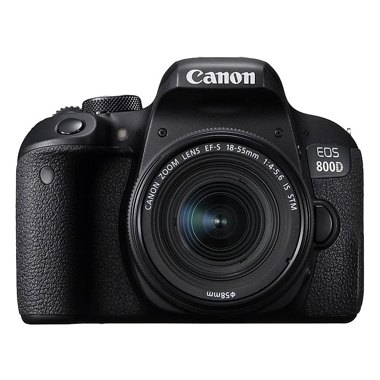 Máy Ảnh Canon 800D Kit 18-55mm IS STM - Hàng Chính Hãng (Tặng Thẻ 16GB + Túi Máy + Tấm Dán LCD)