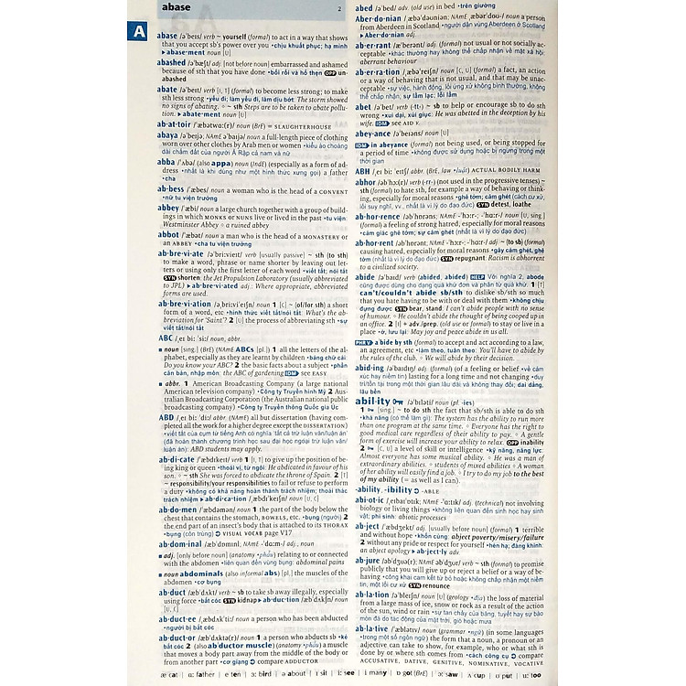 Oxford Advanced Learner's Dictionary 8th Edition (With Vietnamese Translation) - Ảnh 5