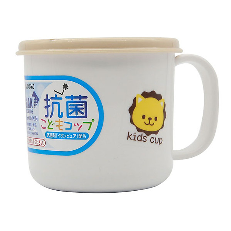 Cốc uống nước có nắp đậy cho trẻ em nội địa Nhật Bản - Giao màu ngẫu nhiên