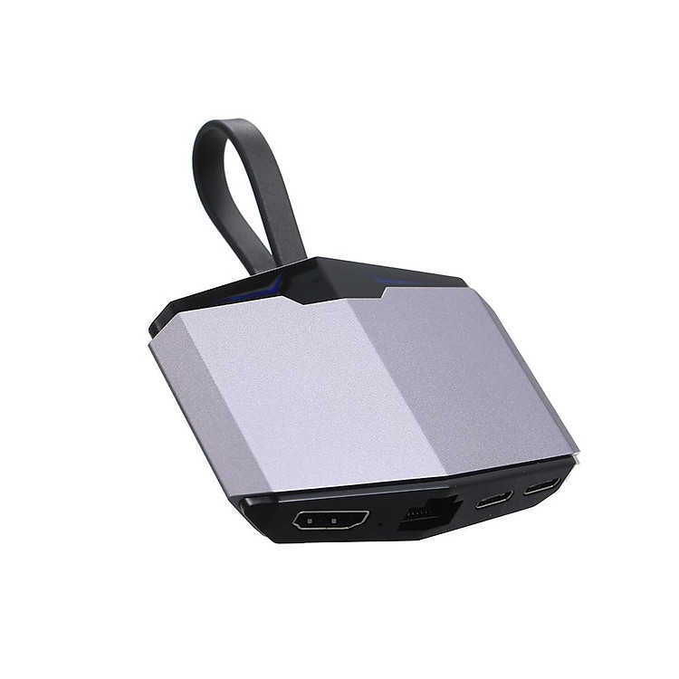 Bộ chuyển đổi Hub Type-C sang HD Converter sang Ethernet RJ45 Dual USB 3.1 3.5MM cho MacBook Pro DELL