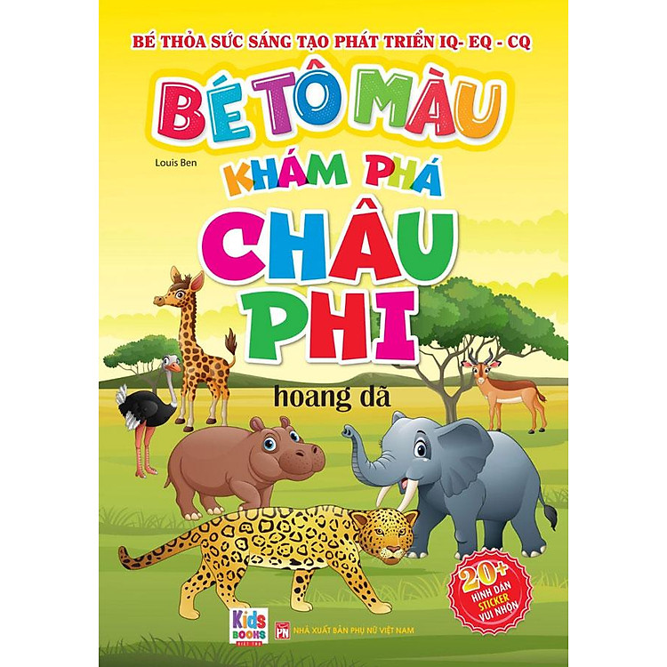Bé Tô Màu Khám Phá – Châu Phi Hoang Dã