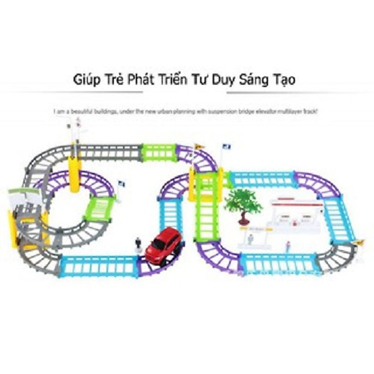Đồ chơi lắp ráp đường ray xe ô tô Chính hãng Ưu đãi - Hình ảnh 2