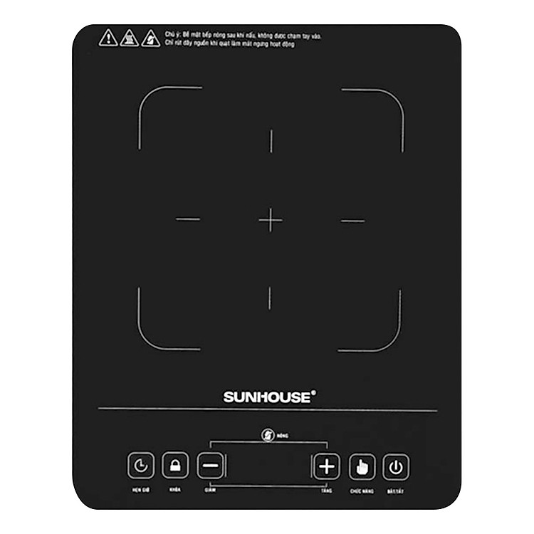 Bếp Hồng Ngoại Cảm Ứng Sunhouse SHD 6015 (2000W) - Hàng chính hãng