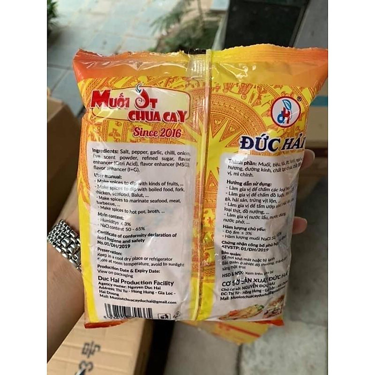 MUỐI ỚT BỘT CANH HẢO HẢO️