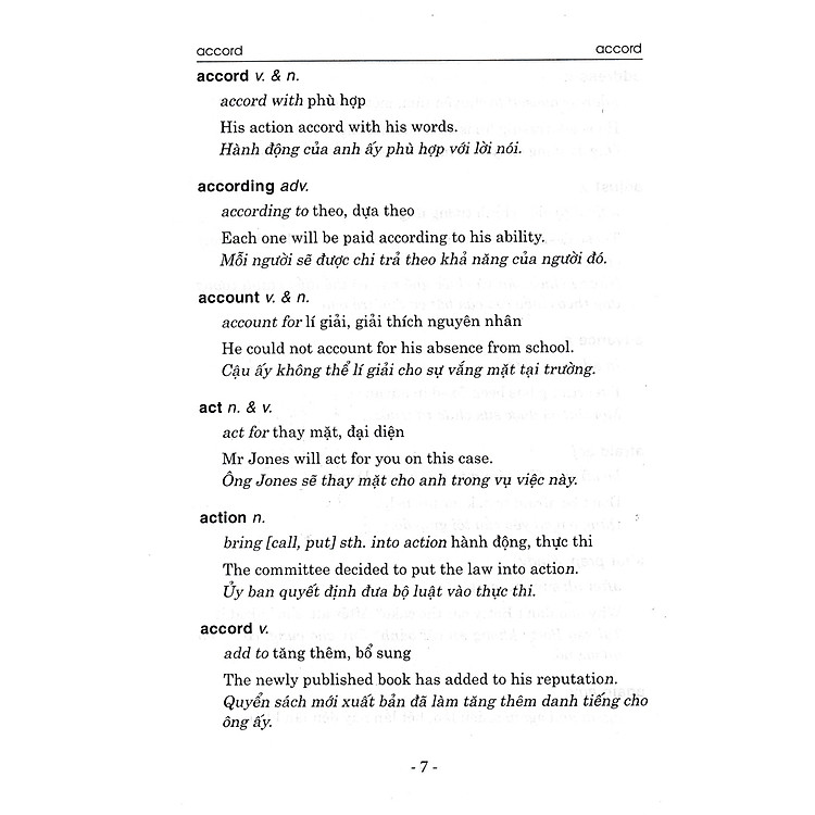 Từ Điển Các Cụm Từ Thường Dùng Trong Tiếng Anh - Căn Bản - Ảnh 5