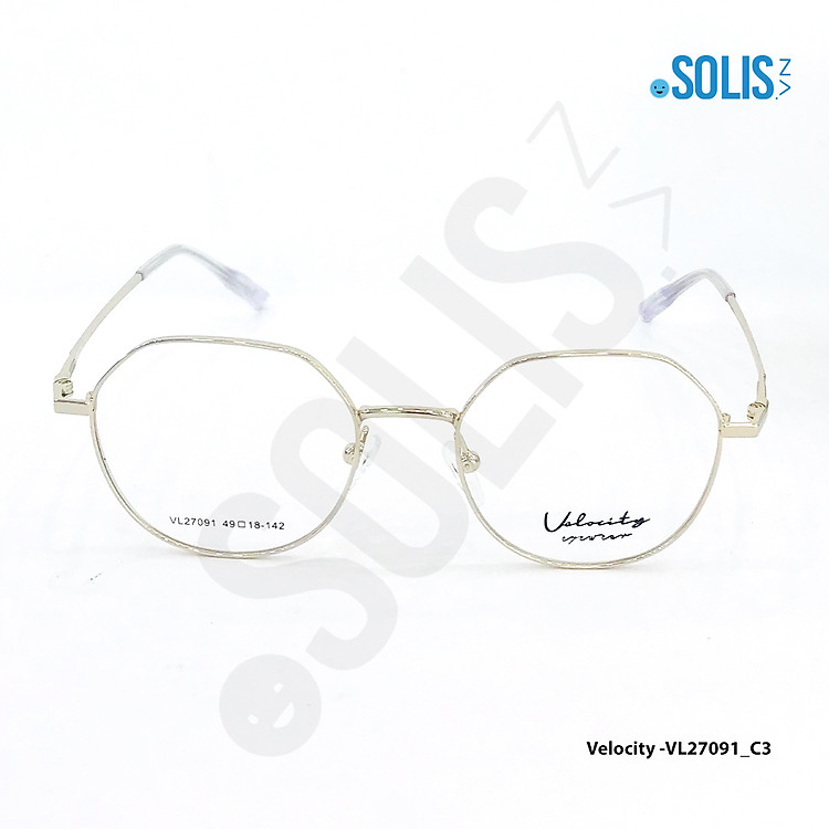 Gọng kính KL hiệu Velocity VL27091 - KÍNH KIM LOẠI HIỆU VELOCITY VL27091 KÍCH THƯỚC 49-18-142
