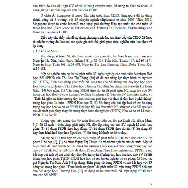 Phát triển năng lực thực hành thí nghiệm cho sinh viên sư phạm hóa học theo tiếp cận cdio (HA) - Ảnh 5