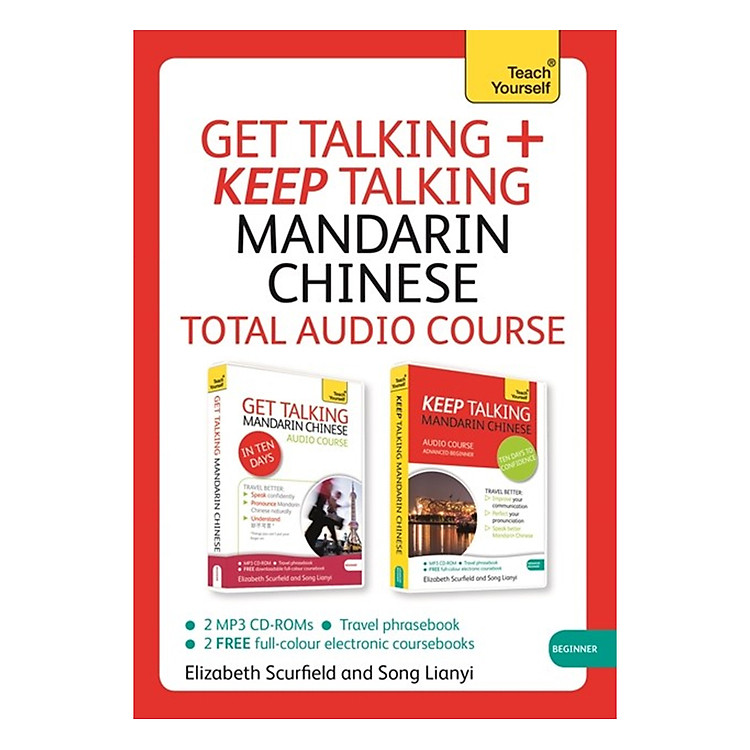 Sách Get Talking + Keep Talking Mandarin Chinese Total Audio Course (With CD-ROM)