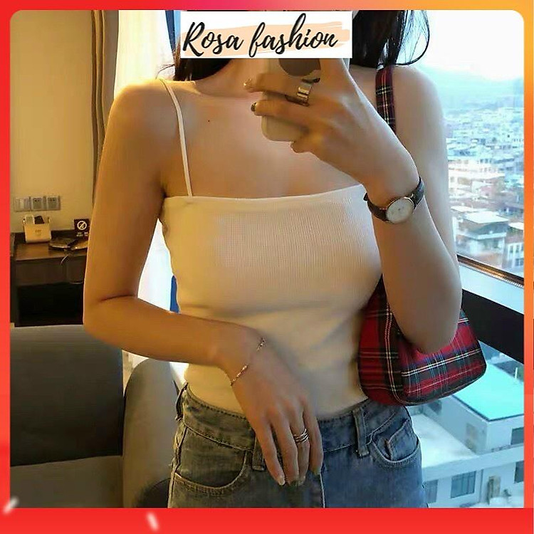 Áo Hai Dây Sợi Bún - áo 2 dây ngang