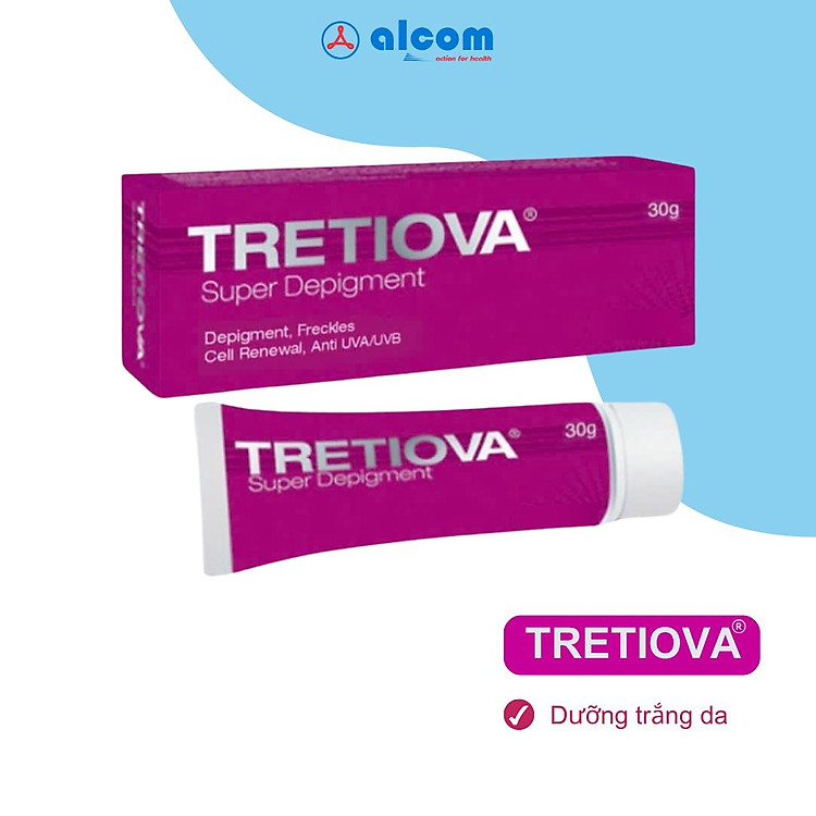 Kem Tretiova Tube 30g Hỗ Trợ Dưỡng Trắng Da