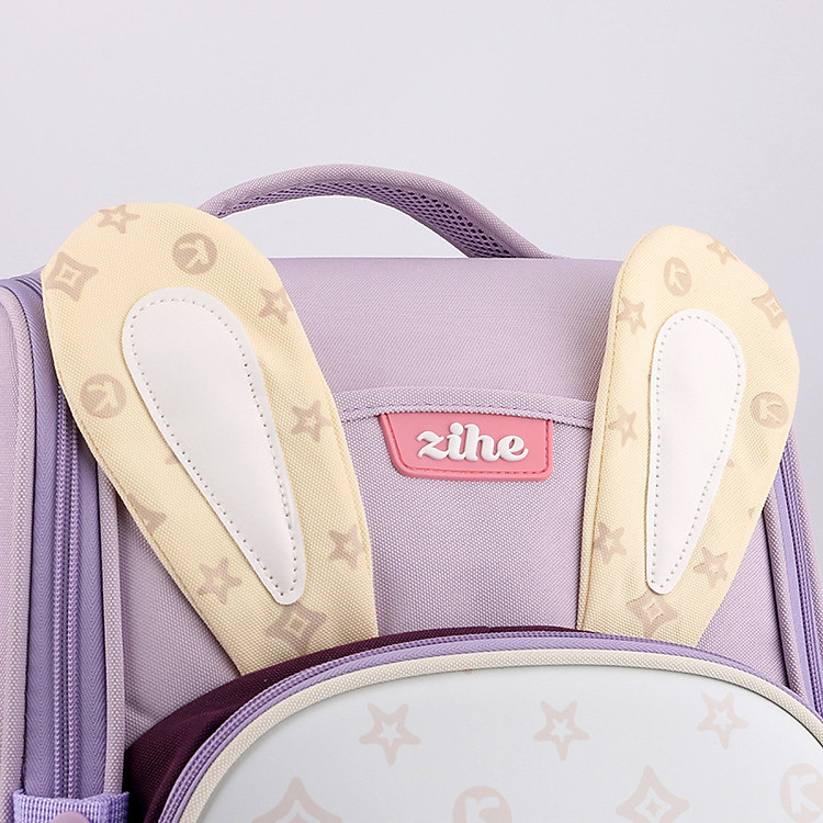 Balo chống gù dáng hộp cho bé HS9059 - Hồng Đậm - Ảnh 6