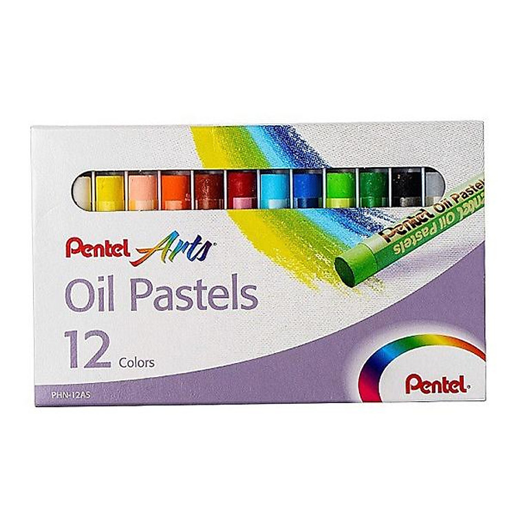 Sáp Dầu Pentel PHN-12 (12 màu)