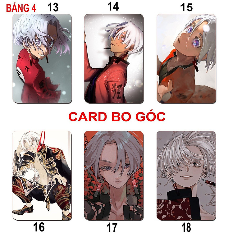 Thẻ Card Kurokawa Izana Tokyo Revengers (6 ảnh) - Ảnh 3