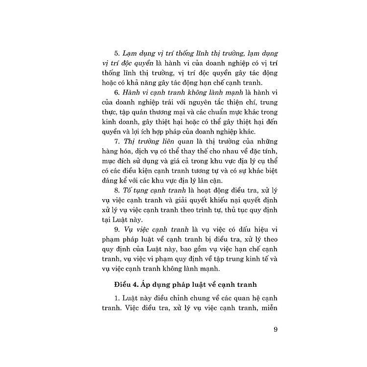 Luật Cạnh Tranh (hiện hành) bản in 2024 - Ảnh 7