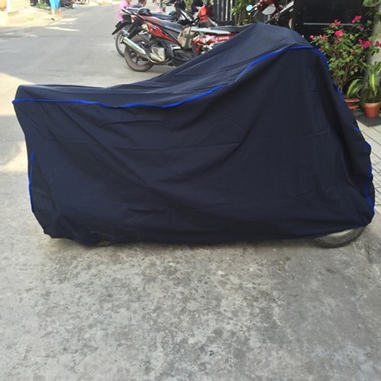 Áo trùm xe máy chống thấm cực tốt, màu ngẫu nhiên