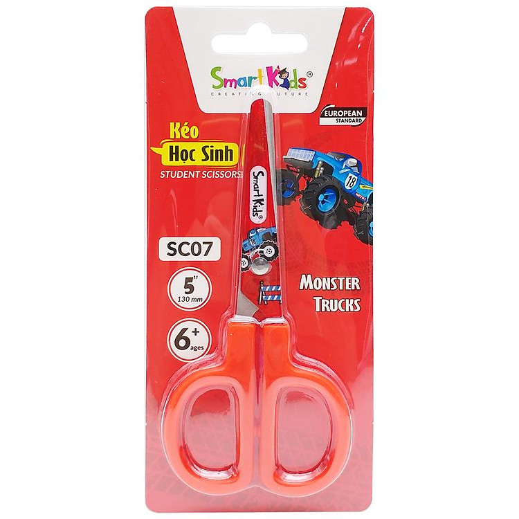 Kéo Học Sinh Monster Truck SC07 - Màu Đỏ - Ảnh 4