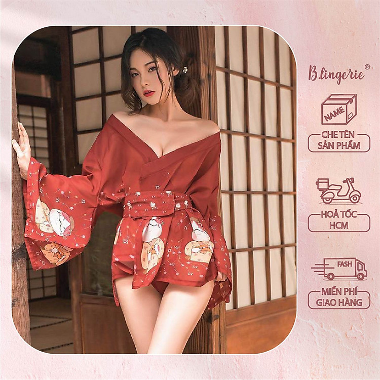 Bộ Cosplay Kimono Gợi Cảm - B.Lingerie