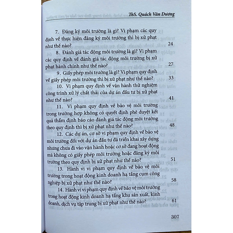 Hỏi - Đáp Về Xử Phạt Vi Phạm Hành Chính Trong Lĩnh Vực Bảo Vệ Môi Trường - Ảnh 5