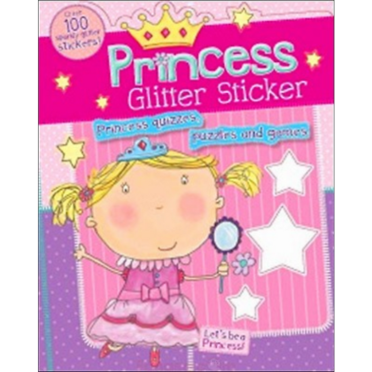 Sách Princess Glitter Sticker Book
