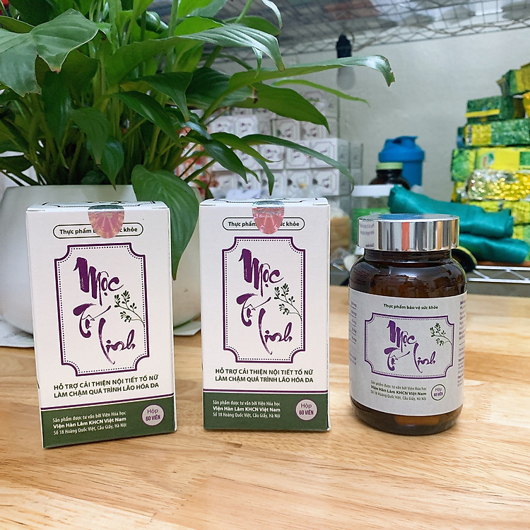 Combo 03 Hộp Viên uống Nano Mầm Đậu Nành Mộc Tố Linh - Hộp 60 viên