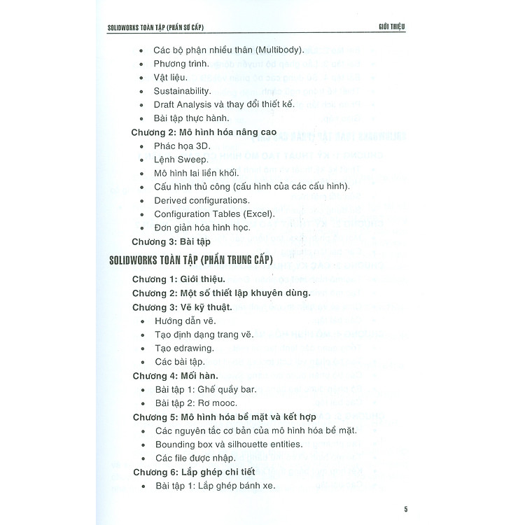 SOLIDWORKS TOÀN TẬP (Phần Sơ Cấp) - Ảnh 4