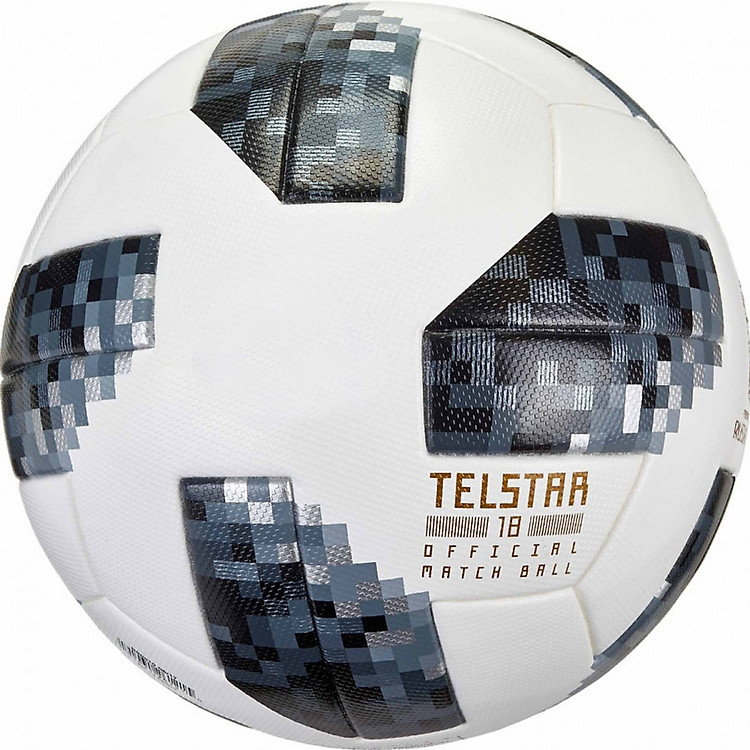 Bóng đá World Cup TELSTAR 2018 số 4 tặng kim bơm bóng + lưới đựng bóng ( Màu đen /trắng)