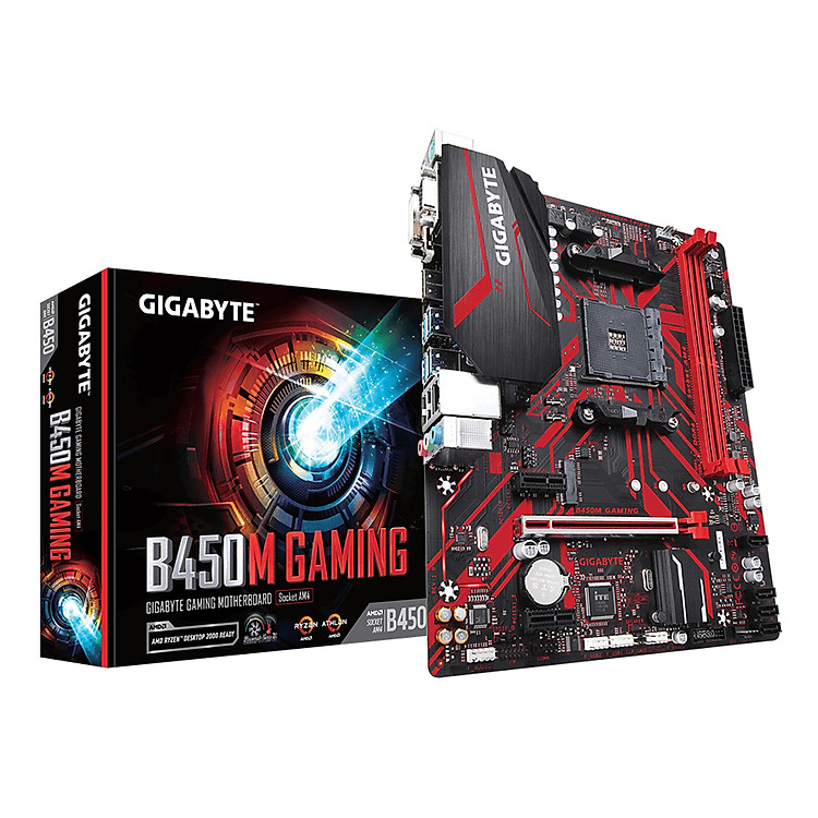 Bo Mạch Chủ Mainboard Gigabyte GA-B450M GAMING - Hàng Chính Hãng