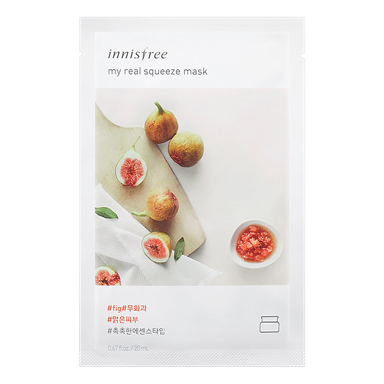 Mặt Nạ Giấy Thanh Lọc Da Từ Trái Phỉ Innisfree My Real Squeeze Mask - Fig (20ml)