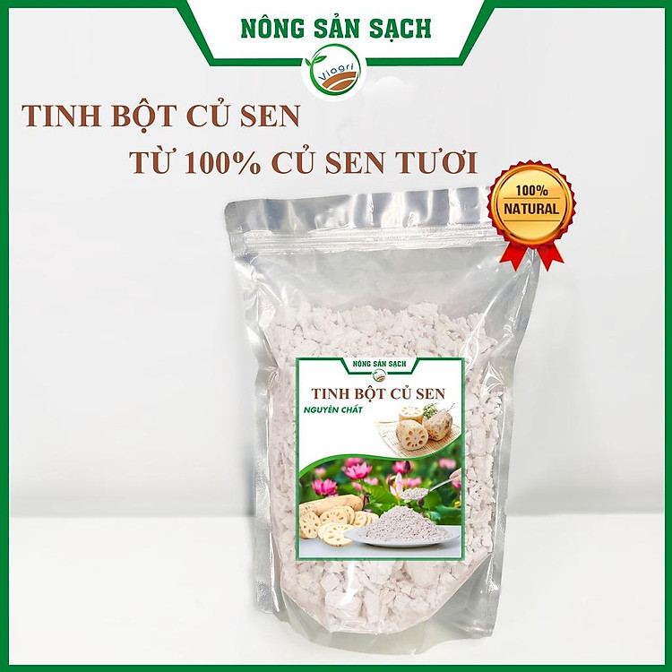 SẢN PHẨM OCOP, Tinh Bột Củ Sen Tinh chất 100% Nguyên Chất Từ Củ Sen Tươi - bột củ sen Việt Nam