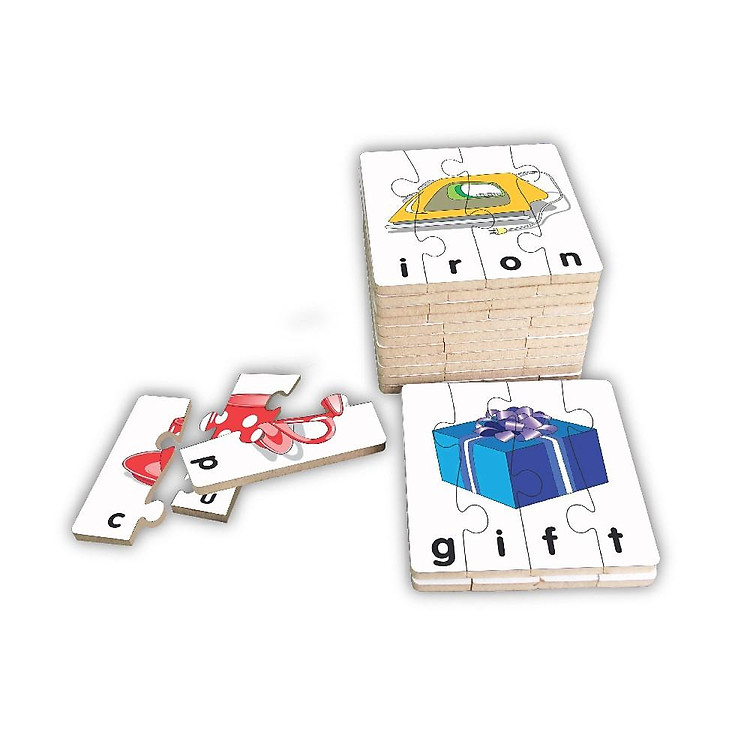 Bộ ghép hình chữ Tiếng Anh Winwintoys Chính hãng Tiết kiệm - Hình ảnh 2