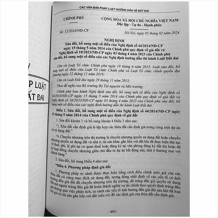 So Sánh Luật Đất Đai Năm 2013 - 2024 và Các Văn Bản Pháp Luật Hướng Dẫn về Đất Đai (V2449A) - Ảnh 5