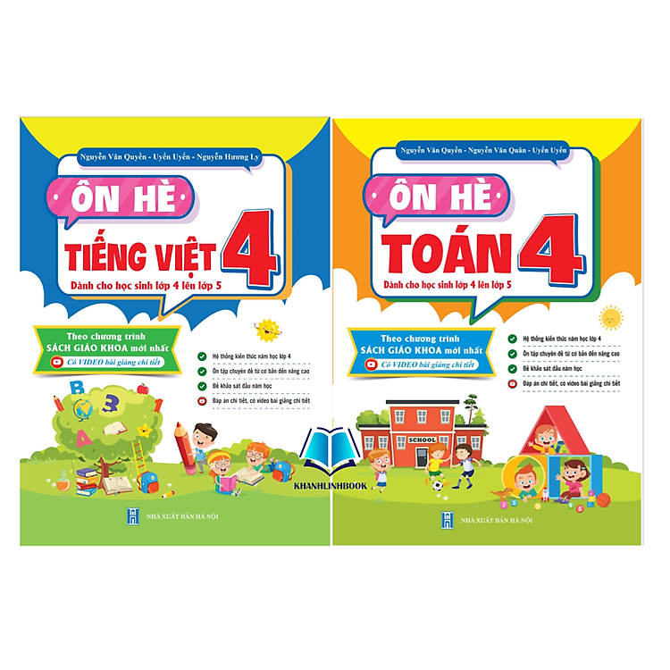 Ôn Hè Lớp 4 (Toán + Tiếng Việt)