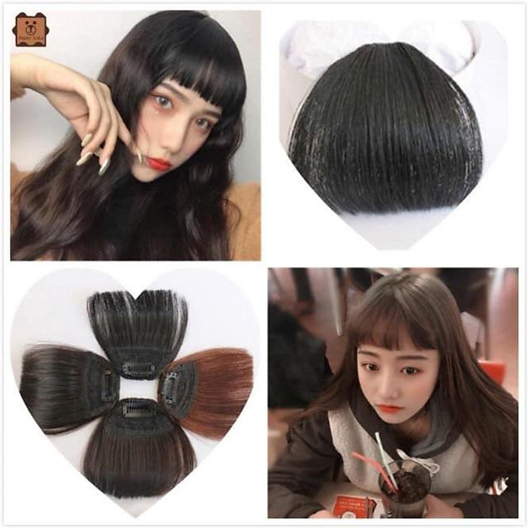 Tóc giả mái ngố mái ngang hot trend