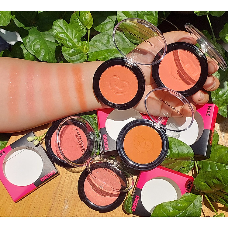 Má hồng CITY COLOR Cheek Tain 5 màu.
