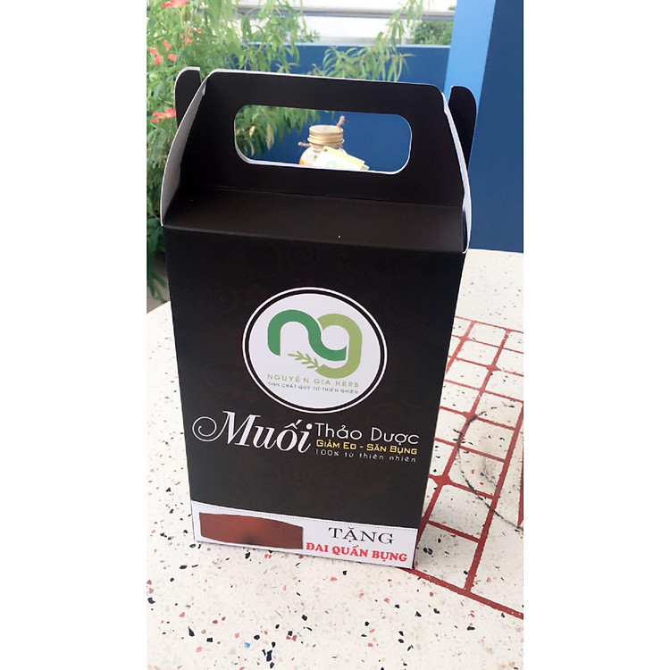 MUỐI THẢO DƯỢC ( 2 túi muối + tặng kèm 1 đai quấn)