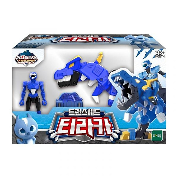 Đồ Chơi Mô Hình Mini Force Khủng Long Tyranno Sấm Sét Và Siêu Nhân Volt Tốc Độ 304004