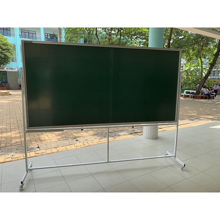 Bảng xoay 2 mặt có chân di động phấn từ (60x80cm) - Ảnh 4