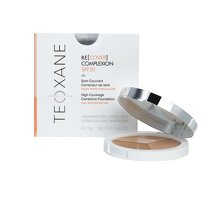 Phấn che khuyết điểm và bảo vệ da Teoxane Recover Complexion SPF50