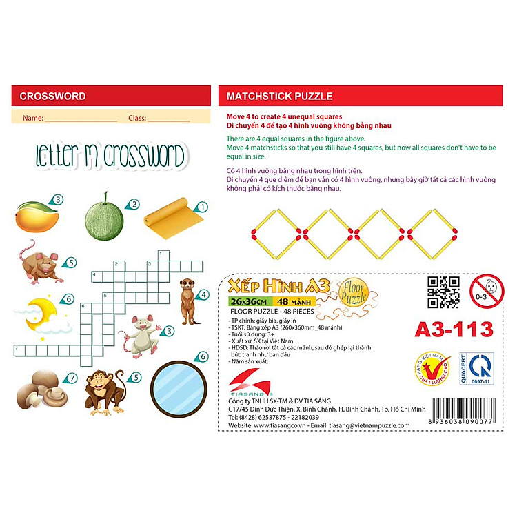 Mua Xếp Hình Tia Sáng Khỉ Con 48 Mảnh Chính hãng Giá tốt - Hình ảnh 2