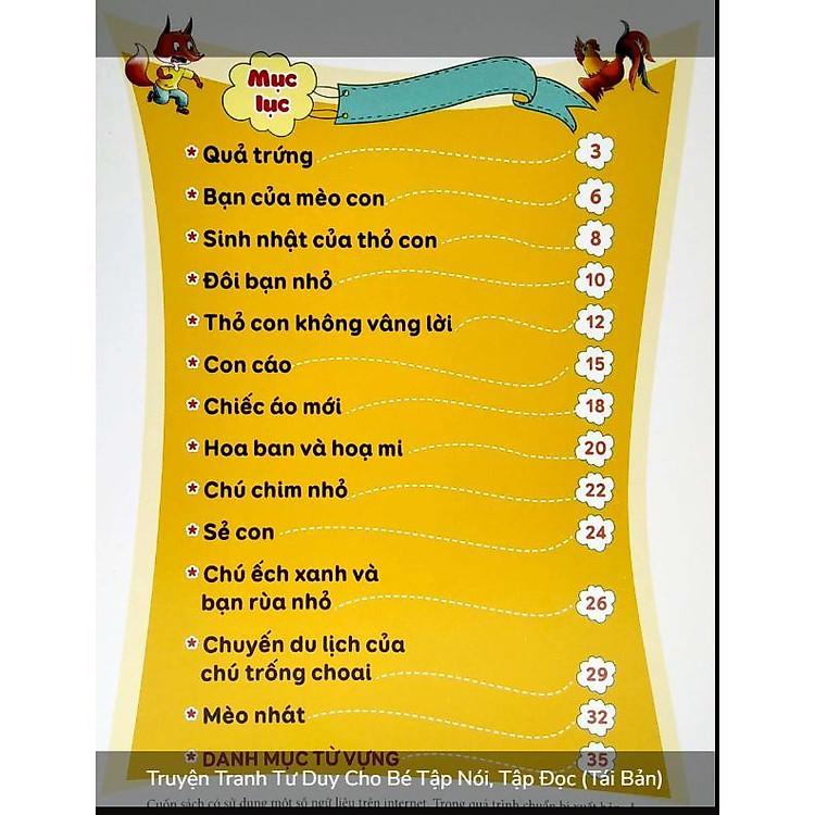 Truyện Tranh Tư Duy Cho Bé Tập Nói, Tập Đọc - Ảnh 4