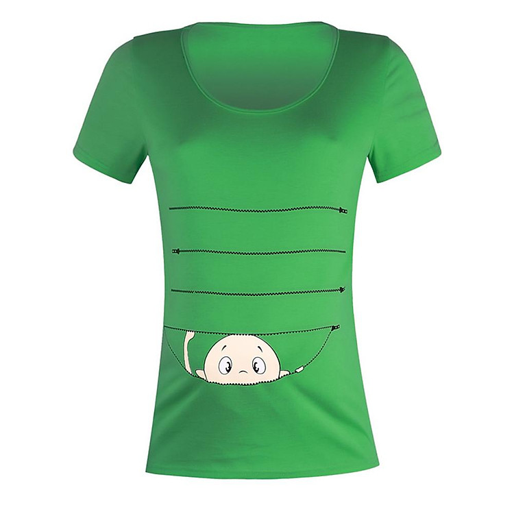 Áo Thun Ngắn Tay Cho Bà Bầu