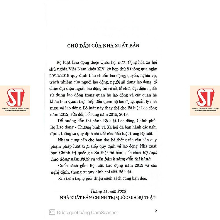 Bộ Luật Lao Động Năm 2019 Và Văn Bản Hướng Dẫn Thi Hành - Ảnh 4