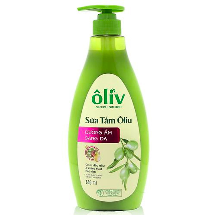 Sữa Dưỡng Thể Dưỡng Ẩm Sáng Da Ôliv Natural Nourish (200ml)